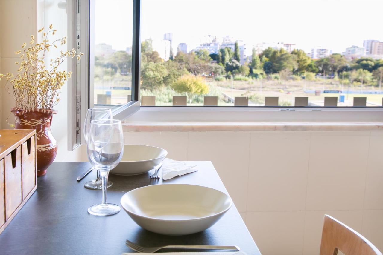 Apartamento Central Setubal Sossegado E Com Luz Ngoại thất bức ảnh